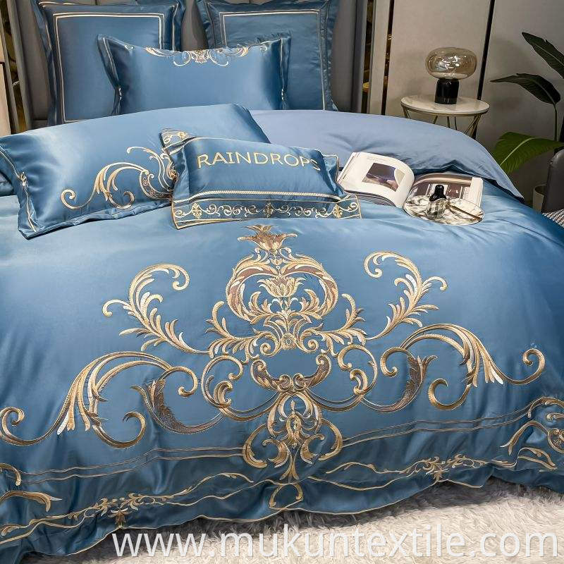  Cotton Embroidery Bedding Set